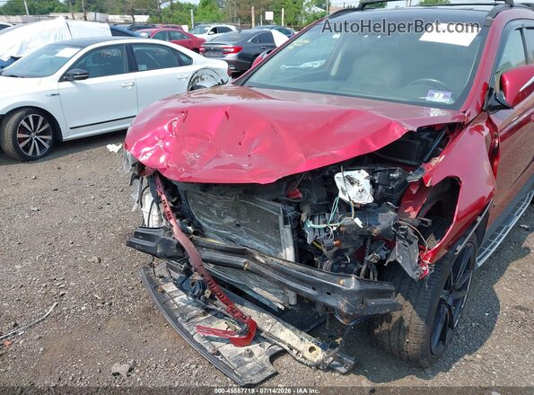 5XYZUDLB0HG436353 2017 HYUNDAI SANTA FE SPORT Red Դիմացի տեսք
