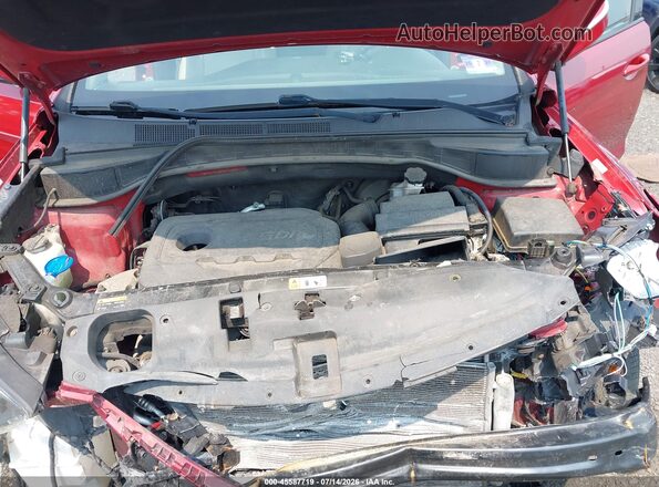 5XYZUDLB0HG436353 2017 HYUNDAI SANTA FE SPORT Red Հետևի տեսք