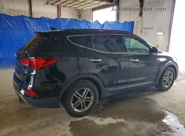 5XYZUDLB0HG473595 2017 HYUNDAI SANTA Black Задня права чверть