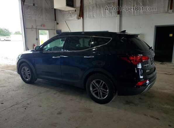 5XYZUDLB0HG473595 2017 HYUNDAI SANTA Black Задня ліва чверть