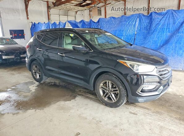 5XYZUDLB0HG473595 2017 HYUNDAI SANTA Black Передня права чверть