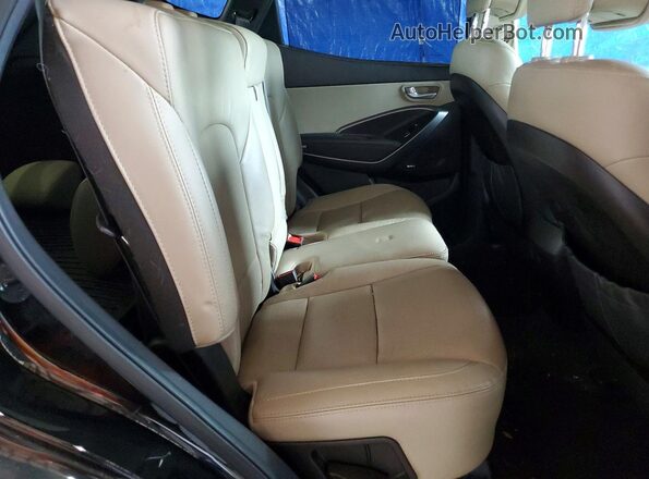 5XYZUDLB0HG473595 2017 HYUNDAI SANTA Black Вид задньої частини салону