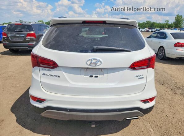 5XYZUDLB0HG484547 2017 HYUNDAI SANTA White უკანა ხედი