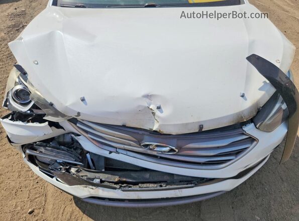 5XYZUDLB0HG484547 2017 HYUNDAI SANTA White უკანა სალონის ხედი