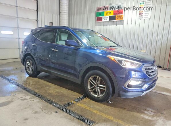 5XYZUDLB0HG493295 2017 HYUNDAI SANTA Blue წინა მარჯვენა