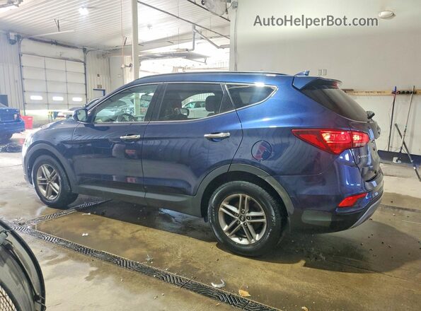 5XYZUDLB0HG493295 2017 HYUNDAI SANTA Blue უკანა მარცხენა