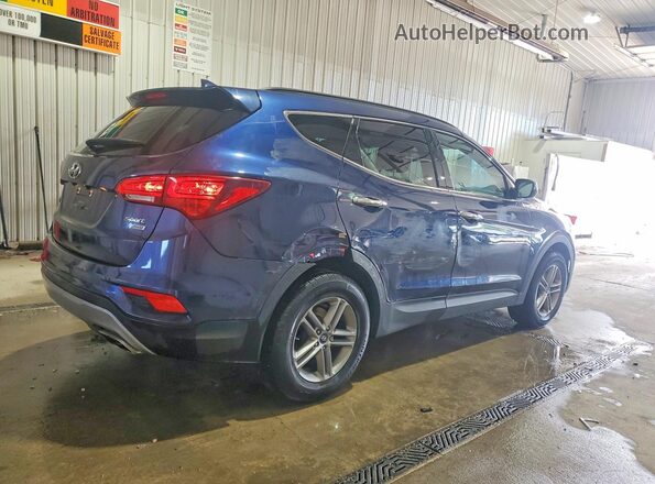 5XYZUDLB0HG493295 2017 HYUNDAI SANTA Blue უკანა მარჯვენა