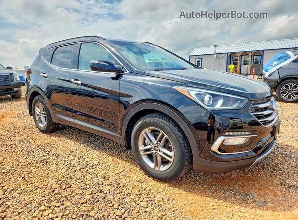 5XYZUDLB1HG440721 2017 HYUNDAI SANTA Черный Передняя правая четверть