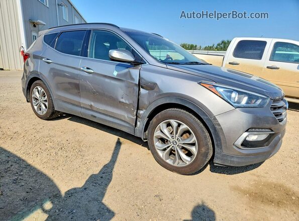 5XYZUDLB1HG455350 2017 HYUNDAI SANTA Gray Przód prawy