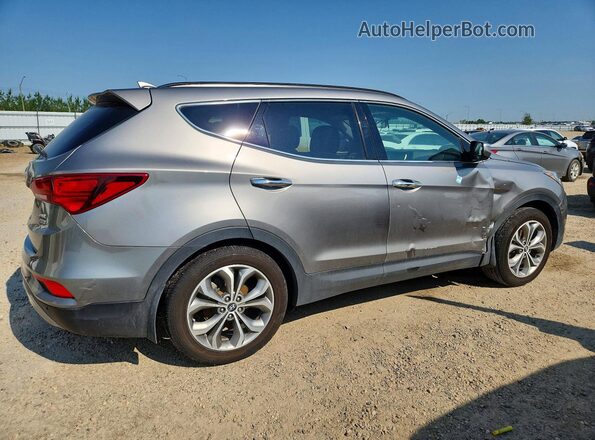 5XYZUDLB1HG455350 2017 HYUNDAI SANTA Gray Tył prawy