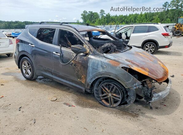 5XYZUDLB1JG529582 2018 HYUNDAI SANTA Серый Передняя правая четверть