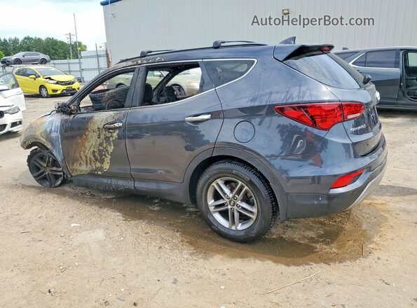 5XYZUDLB1JG529582 2018 HYUNDAI SANTA Серый Задняя левая четверть