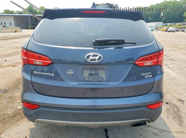 5XYZUDLB2GG341310 2016 HYUNDAI SANTA Blue Vista trasera
