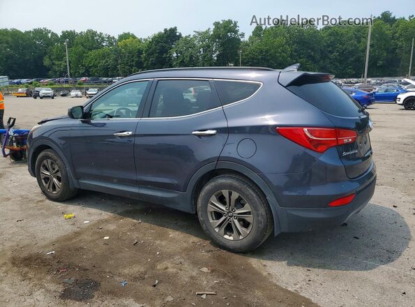 5XYZUDLB2GG341310 2016 HYUNDAI SANTA Blue Trasero izquierdo