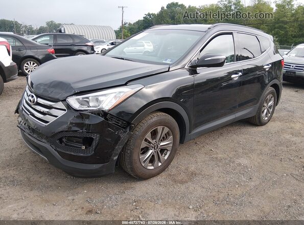 5XYZUDLB2GG370967 2016 HYUNDAI SANTA FE SPORT Black Przód lewy