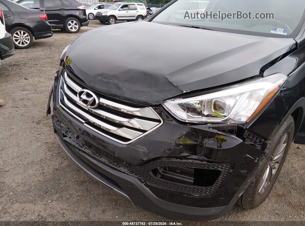 5XYZUDLB2GG370967 2016 HYUNDAI SANTA FE SPORT Black Widok z przodu