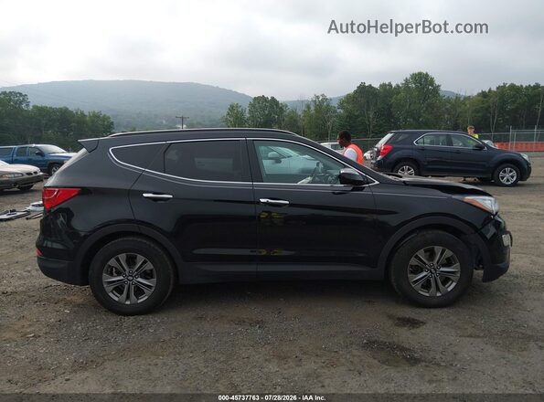 5XYZUDLB2GG370967 2016 HYUNDAI SANTA FE SPORT Black Widok wnętrza z tyłu