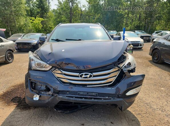 5XYZUDLB3GG336214 2016 HYUNDAI SANTA Gray Front view