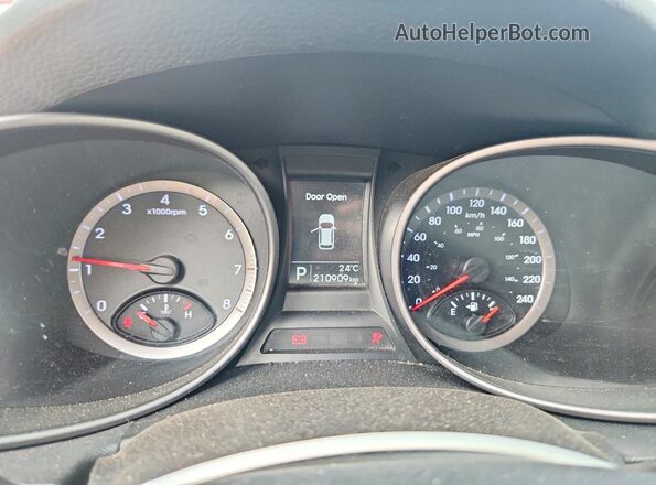 5XYZUDLB3GG336214 2016 HYUNDAI SANTA Gray Instrument cluster view
