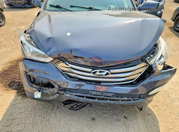 5XYZUDLB3GG336214 2016 HYUNDAI SANTA Gray Engine compartment view