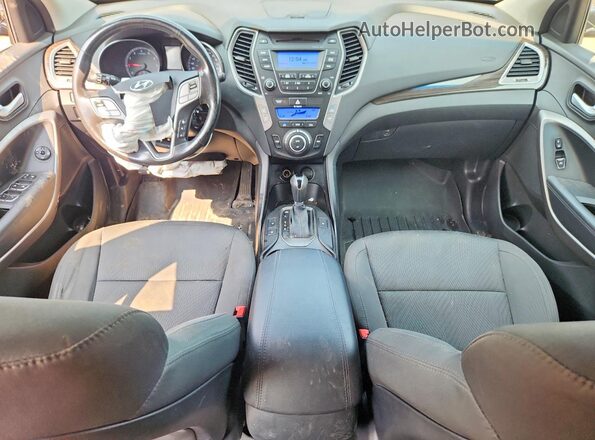 5XYZUDLB3GG336214 2016 HYUNDAI SANTA Gray Dashboard view