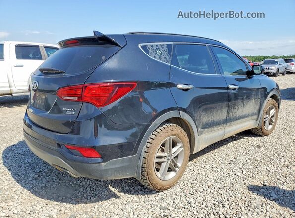5XYZUDLB3HG421989 2017 HYUNDAI SANTA Черный Задняя правая четверть