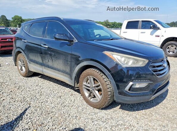 5XYZUDLB3HG421989 2017 HYUNDAI SANTA Черный Передняя правая четверть