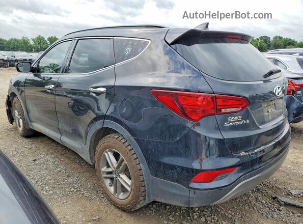 5XYZUDLB3HG421989 2017 HYUNDAI SANTA Черный Задняя левая четверть