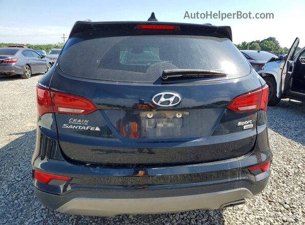 5XYZUDLB3HG421989 2017 HYUNDAI SANTA Черный Вид сзади