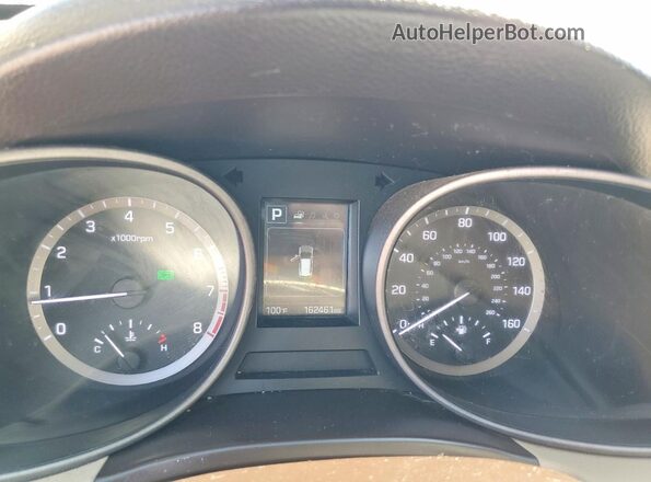 5XYZUDLB3HG421989 2017 HYUNDAI SANTA Черный Вид щитка приборов