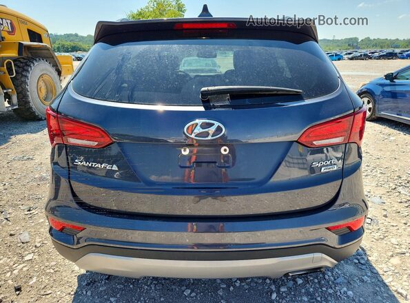 5XYZUDLB3HG428313 2017 HYUNDAI SANTA Charcoal უკანა ხედი