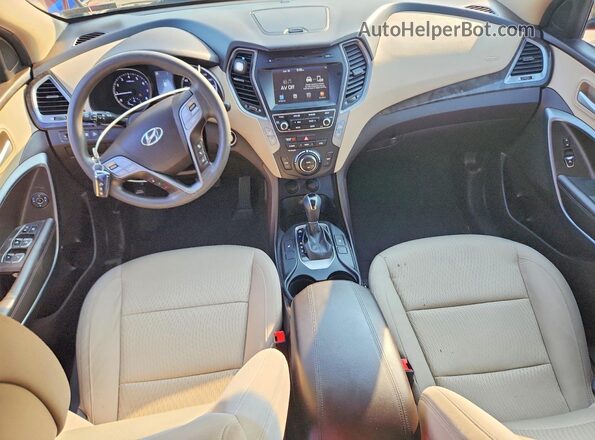 5XYZUDLB3JG504635 2018 HYUNDAI SANTA Red Առջևի վահանակի տեսք