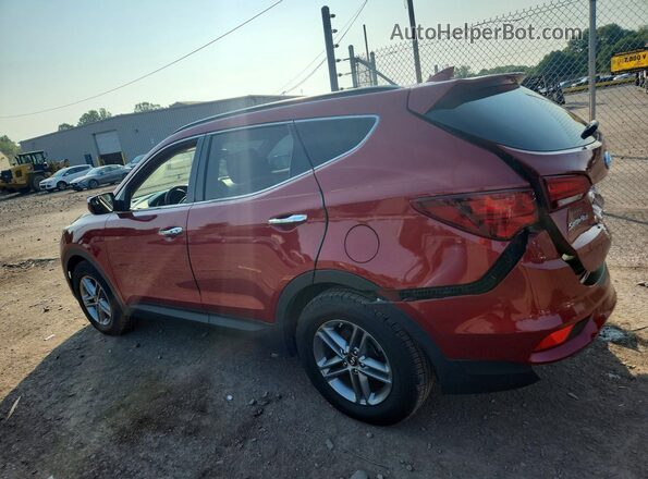 5XYZUDLB3JG504635 2018 HYUNDAI SANTA Red Հետևի ձախ