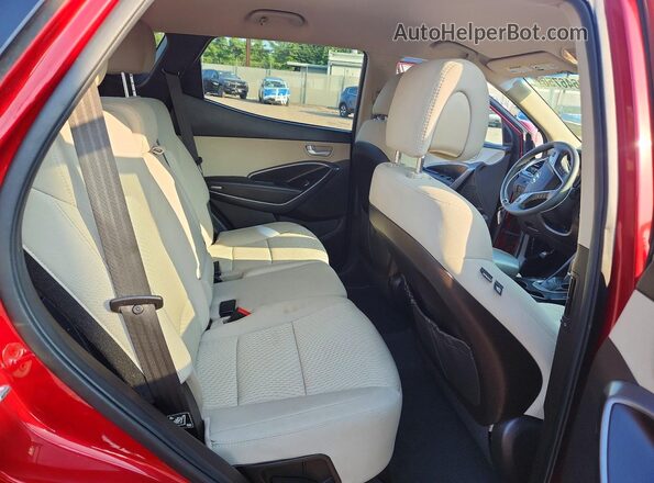 5XYZUDLB3JG504635 2018 HYUNDAI SANTA Red Սալոնի հետևի տեսք