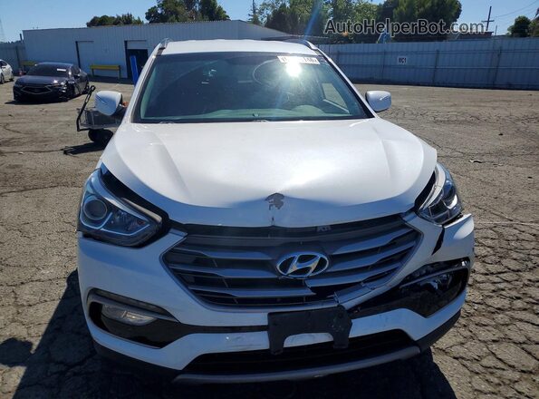 5XYZUDLB3JG538137 2018 HYUNDAI SANTA White წინა ხედი