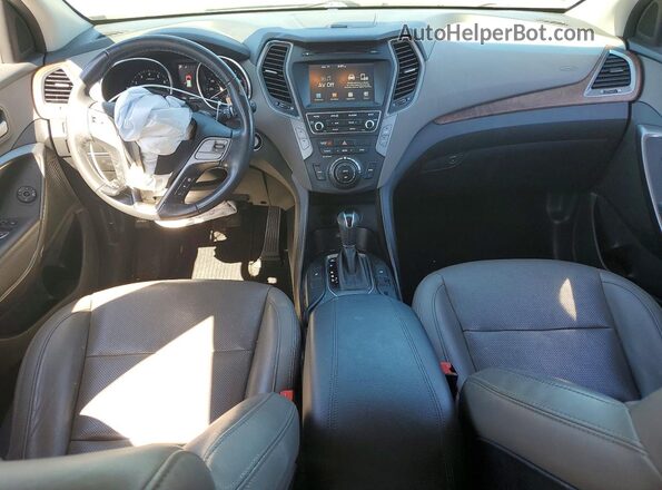 5XYZUDLB3JG538137 2018 HYUNDAI SANTA White წინა პანელის ხედი