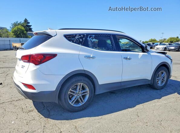 5XYZUDLB3JG538137 2018 HYUNDAI SANTA White უკანა მარჯვენა