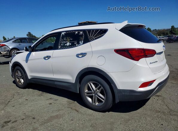 5XYZUDLB3JG538137 2018 HYUNDAI SANTA White უკანა მარცხენა