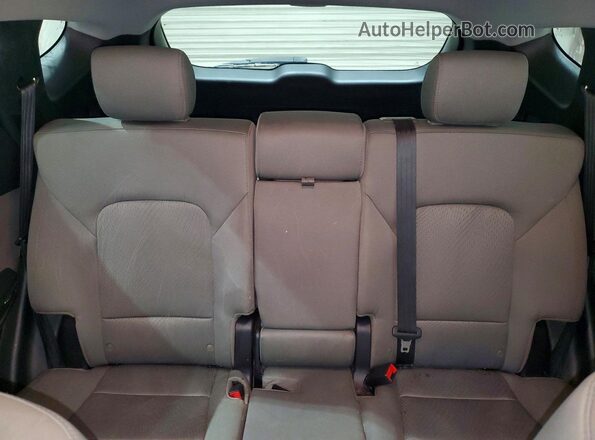 5XYZUDLB4HG418700 2017 HYUNDAI SANTA Black უკანა სავარძლების ხედი