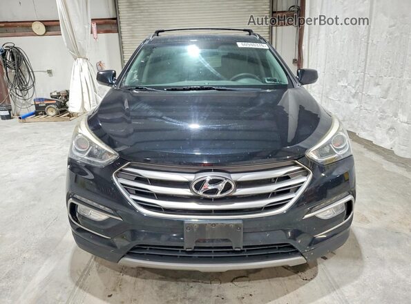 5XYZUDLB4HG418700 2017 HYUNDAI SANTA Black წინა ხედი