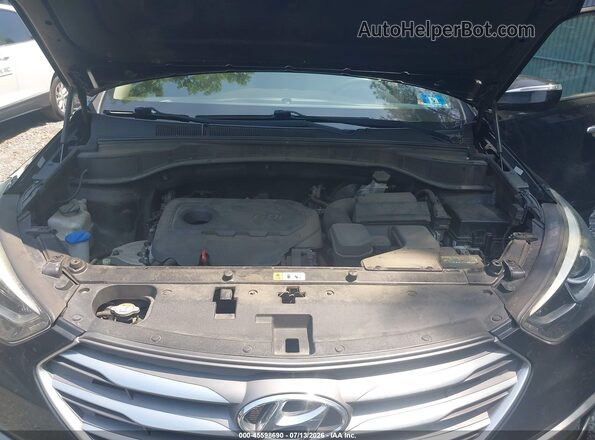 5XYZUDLB4JG547414 2018 HYUNDAI SANTA FE SPORT Black Вид ззаду