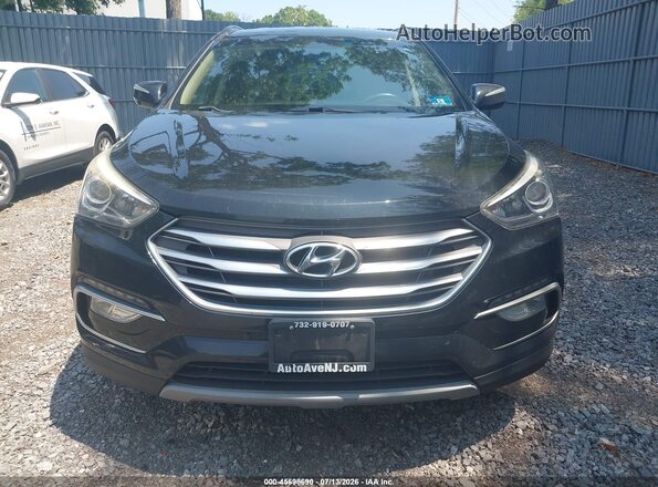 5XYZUDLB4JG547414 2018 HYUNDAI SANTA FE SPORT Black Вид щитка приладів