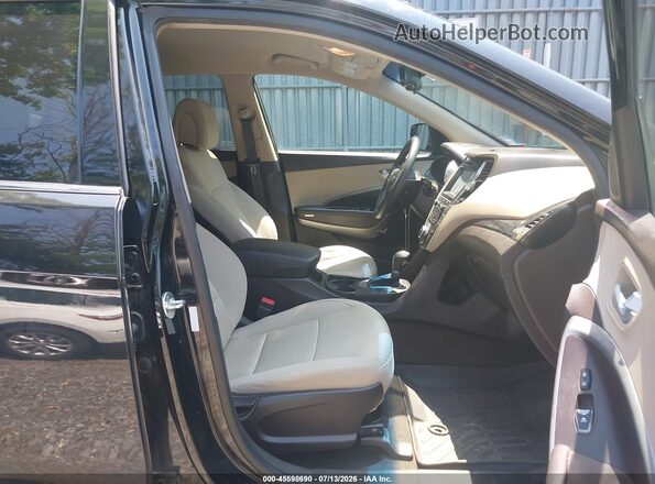 5XYZUDLB4JG547414 2018 HYUNDAI SANTA FE SPORT Black Вид салону спереду