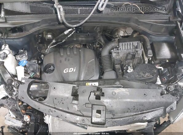5XYZUDLB5GG324596 2016 HYUNDAI SANTA FE SPORT Dark Blue უკანა ხედი