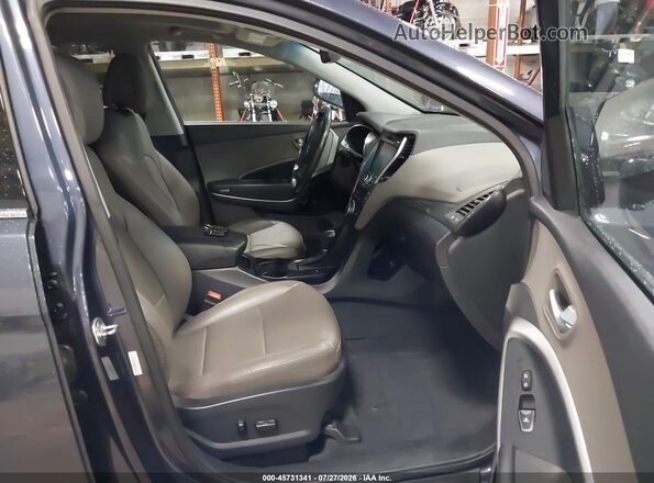 5XYZUDLB5GG324596 2016 HYUNDAI SANTA FE SPORT Dark Blue წინა სალონის ხედი
