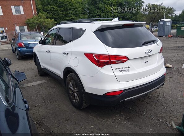 5XYZUDLB5GG325215 2016 HYUNDAI SANTA FE SPORT White Trasero izquierdo