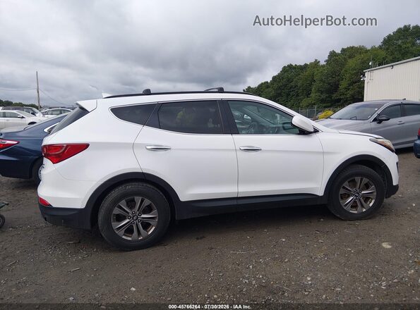 5XYZUDLB5GG325215 2016 HYUNDAI SANTA FE SPORT White Vista interior trasera