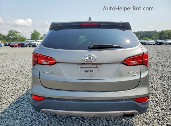 5XYZUDLB5GG357145 2016 HYUNDAI SANTA Gray Rear view