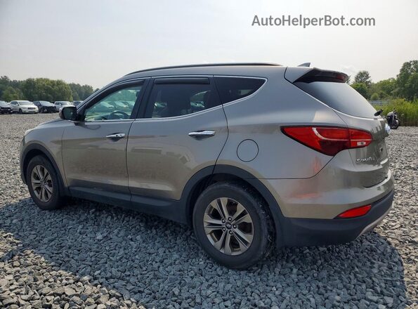 5XYZUDLB5GG357145 2016 HYUNDAI SANTA Gray Rear left