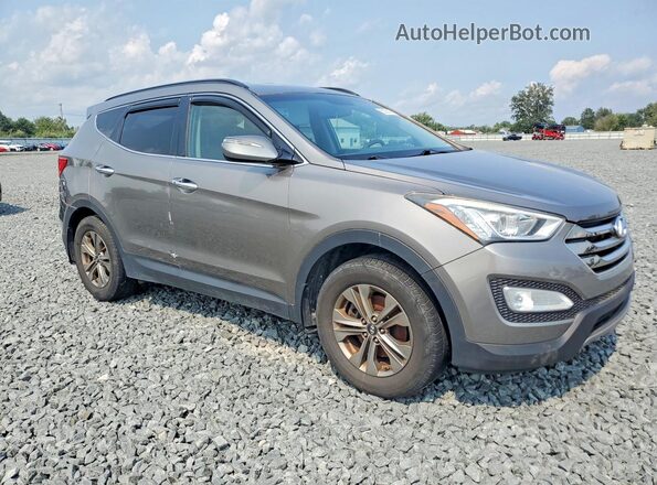 5XYZUDLB5GG357145 2016 HYUNDAI SANTA Gray Front right